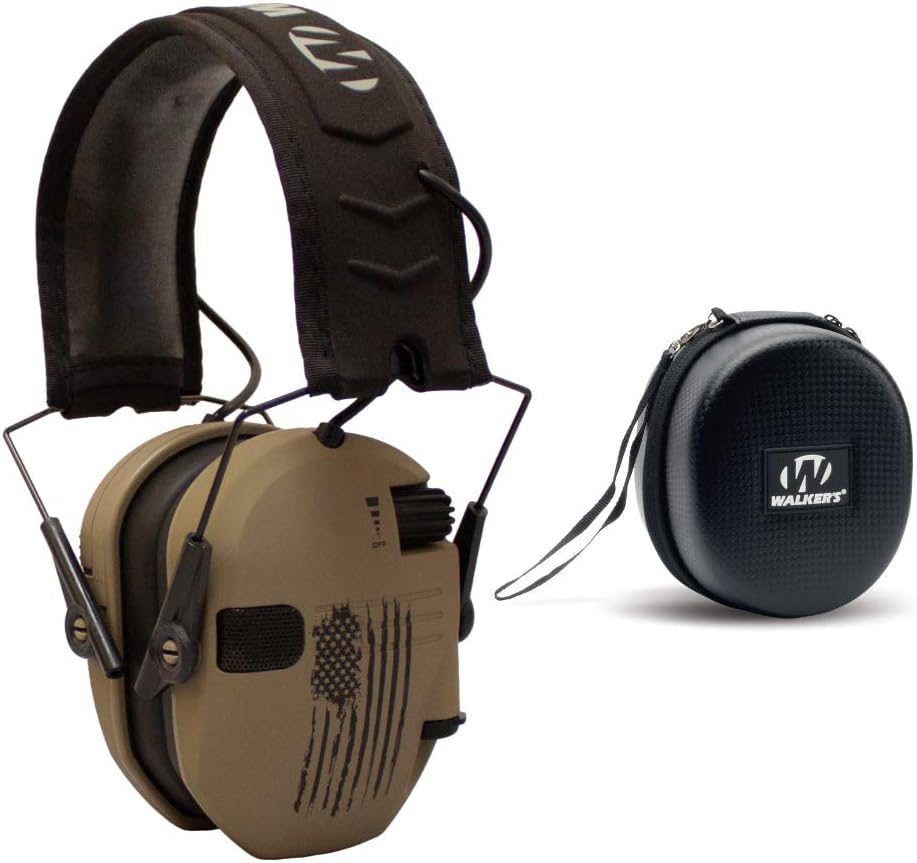 Electronic Shooting Hearing Protection Muff with Case C864832
