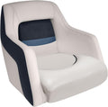 Platinum/Spectra Navy/Cobalt Pontoon Bucket Seat C520