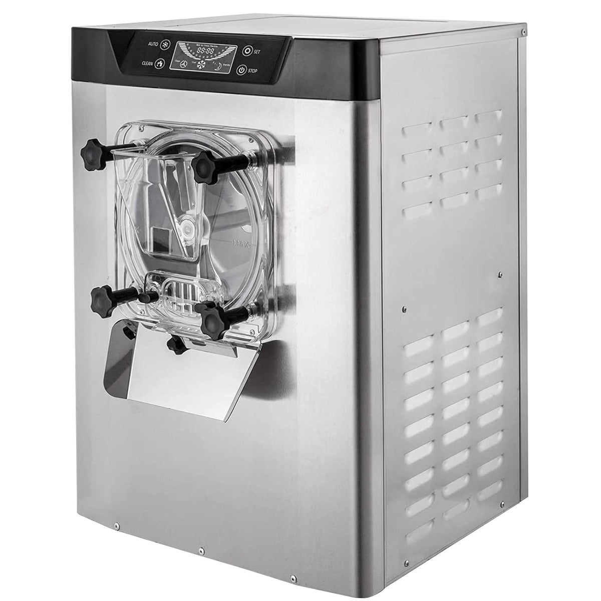 Commercial Ice Cream Machine 1400W 20/5.3 Gph Hard Serve Ice Cream Maker with LED Display O729