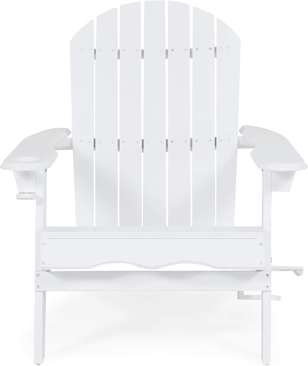 Gray Acacia Wood Folding Adirondack Chair A108425
