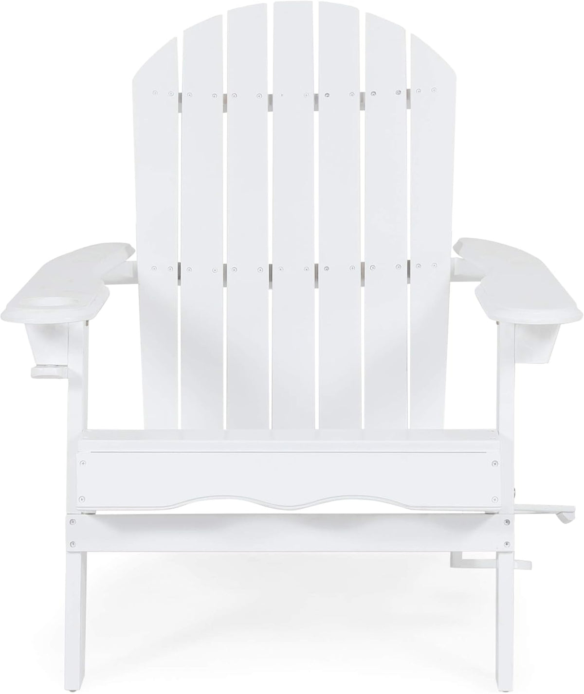 Gray Acacia Wood Folding Adirondack Chair A108425