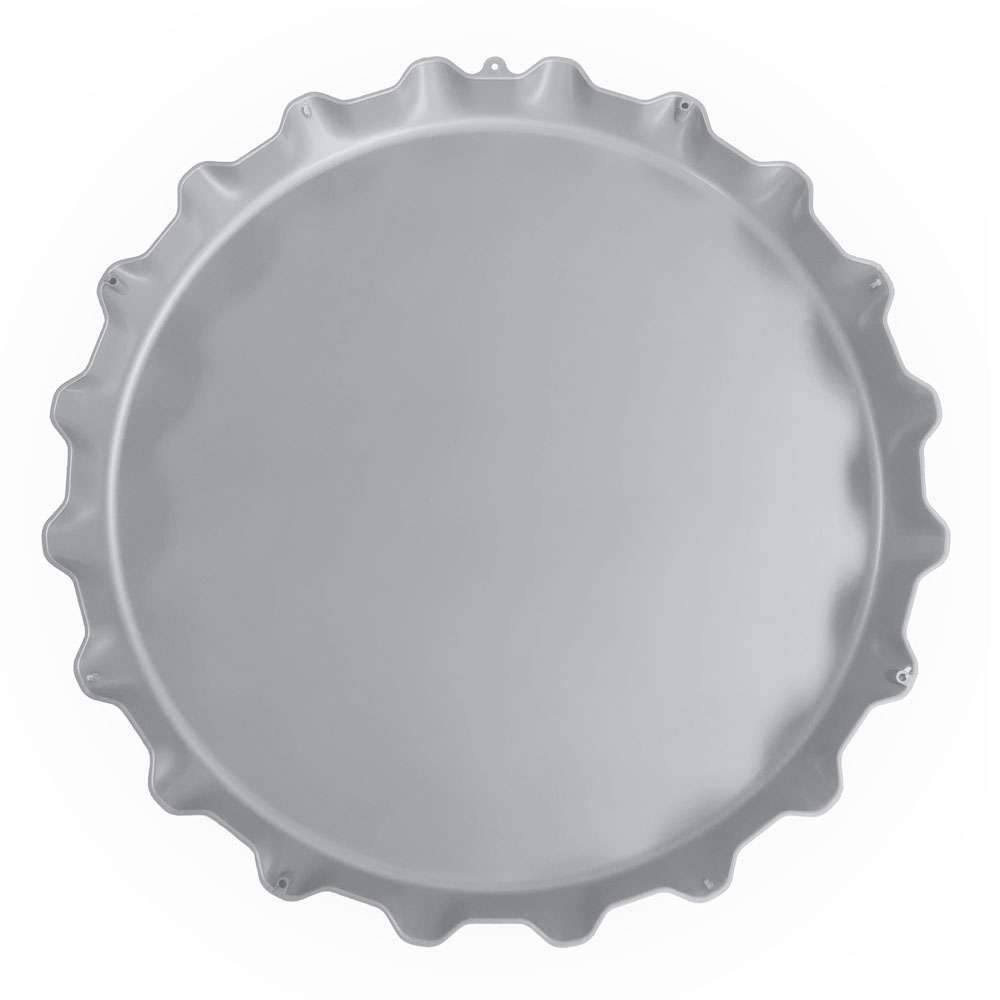 Bottle Cap Wall Sign Black J2344