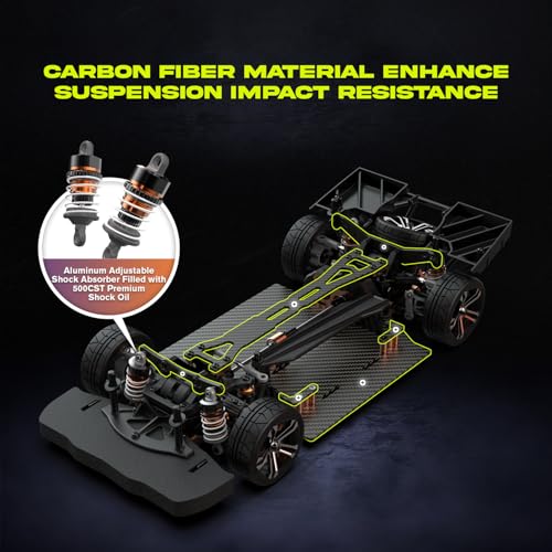 Brushless RC Car 60+ MPH 4x4 Monster Truck with 3S Battery Y785154