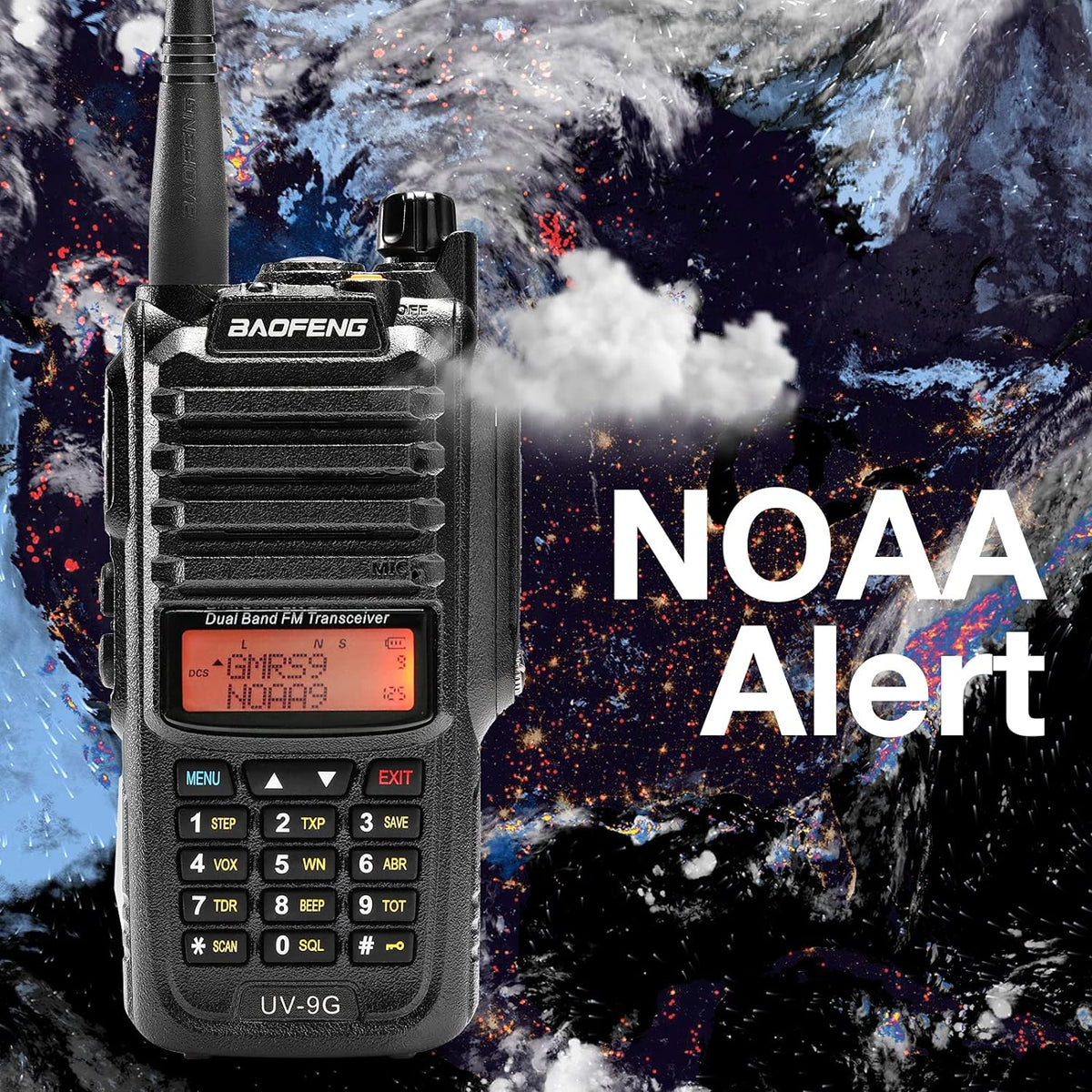 GMRS Radio Waterproof IP67 Dual Band Handheld A36434