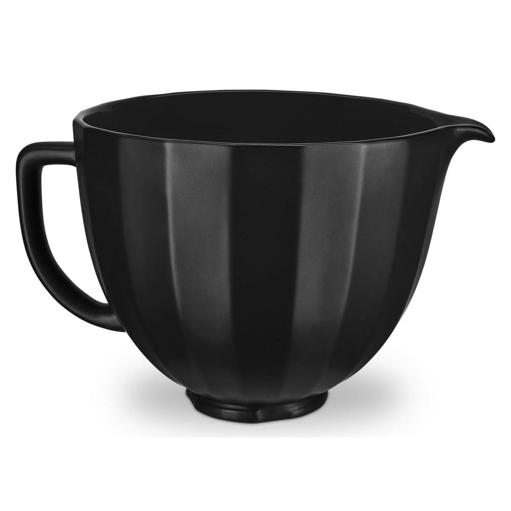 5 Quart Black Ceramic Bowl S866