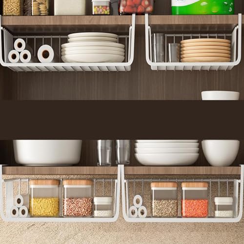 Large Black Under Shelf Wire Basket K311095