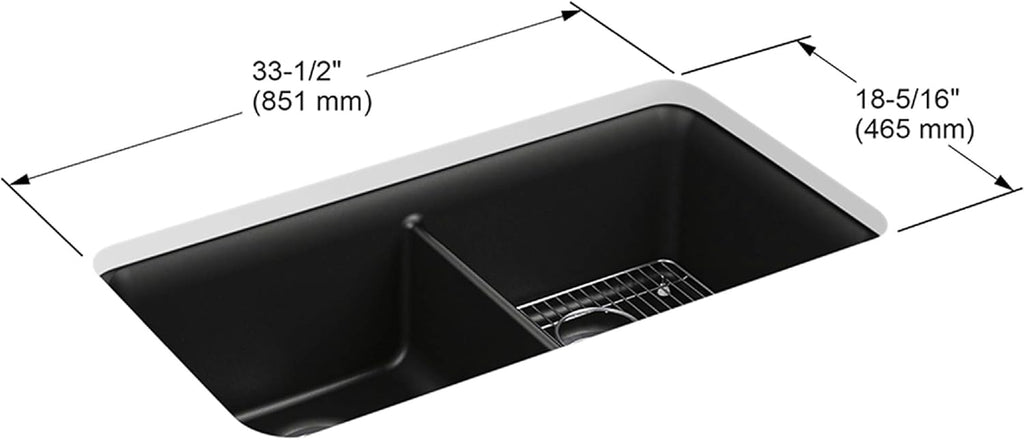 Matte White Kitchen Sink B4965