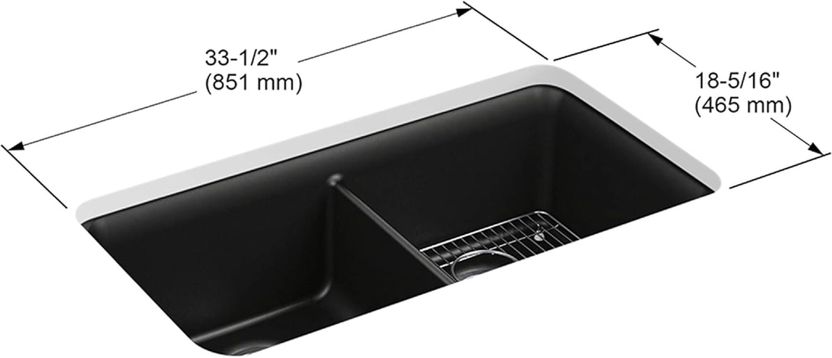 Matte White Kitchen Sink B4965