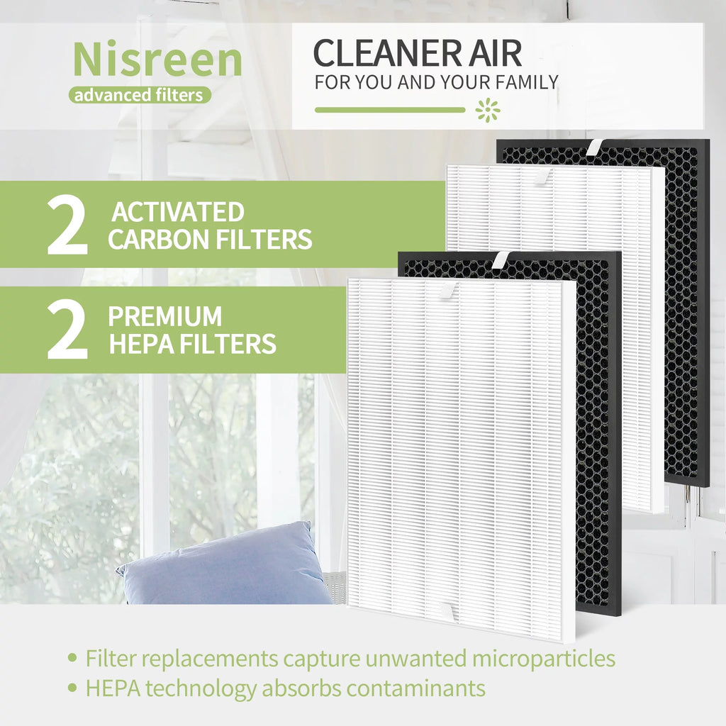 2 Sets H13 HEPA and Activated Carbon Filters L53663