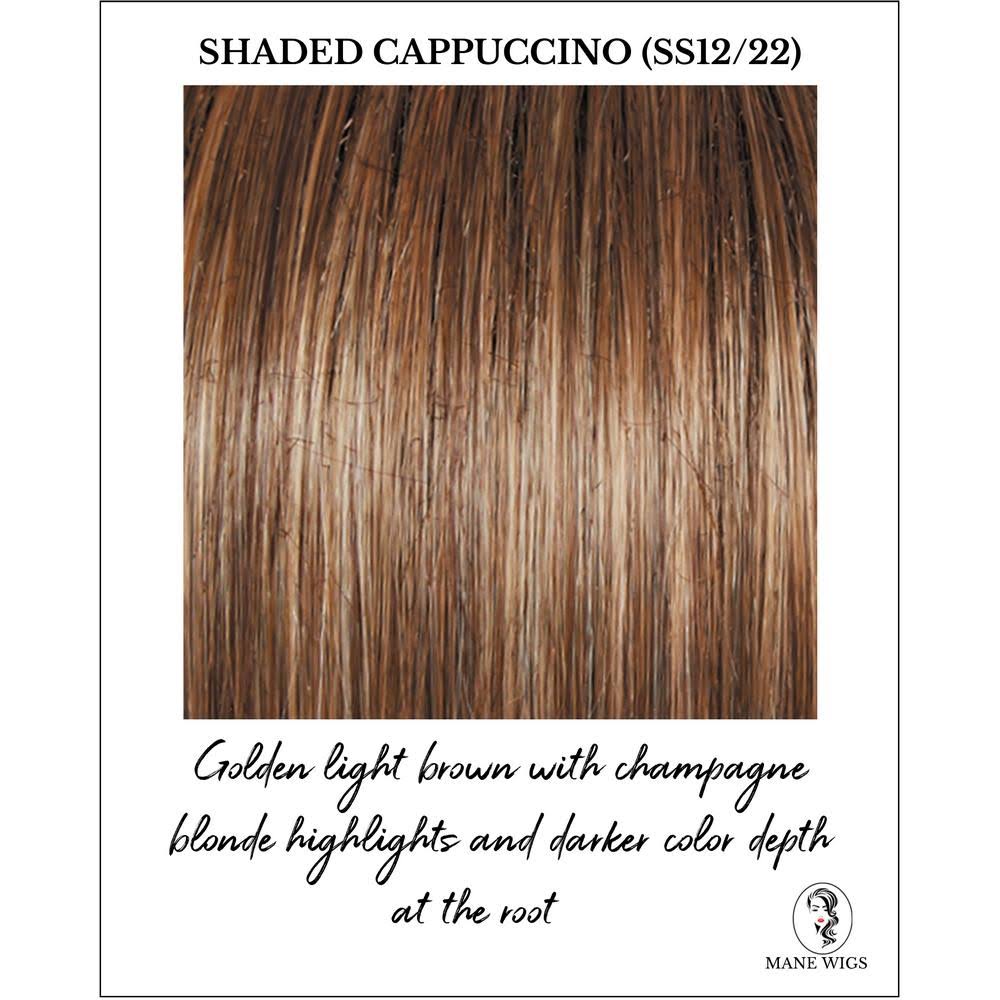 Shaded Cappuccino Wig E221914