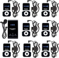 Wireless Tour Guide System Microphone Earphone Headset (1 Transmitter 10 Receivers) O8601