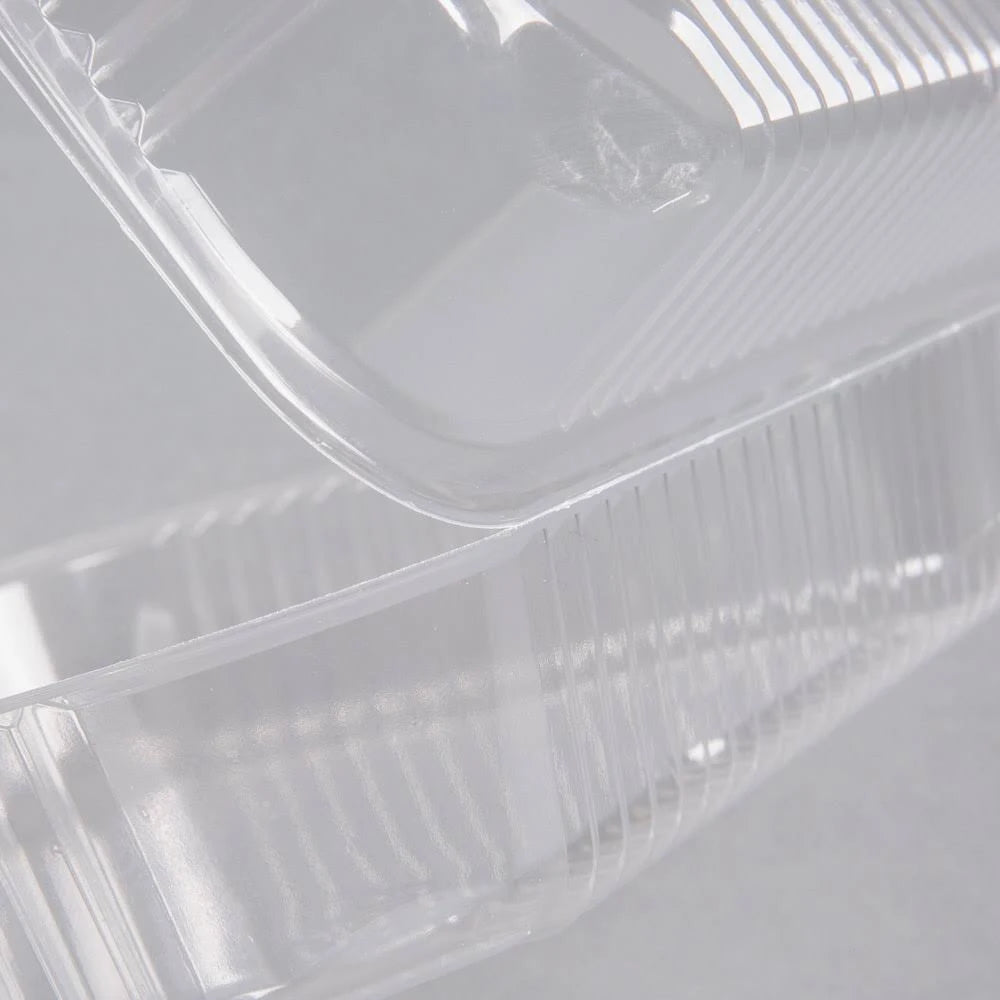 Clear Plastic Hinged Containers 8 x 8 50 oz M8808
