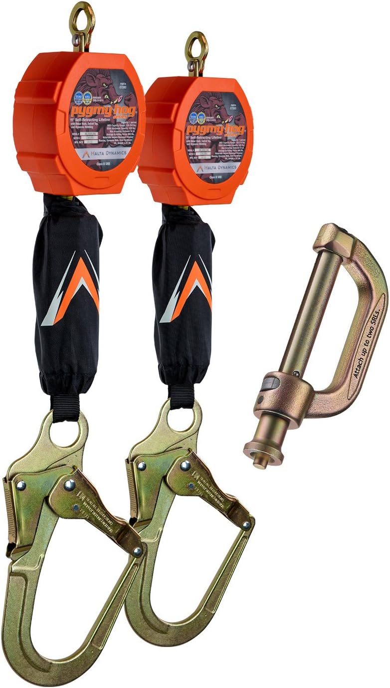 6' Web Self Retracting Lifeline with Rebar Hook O500