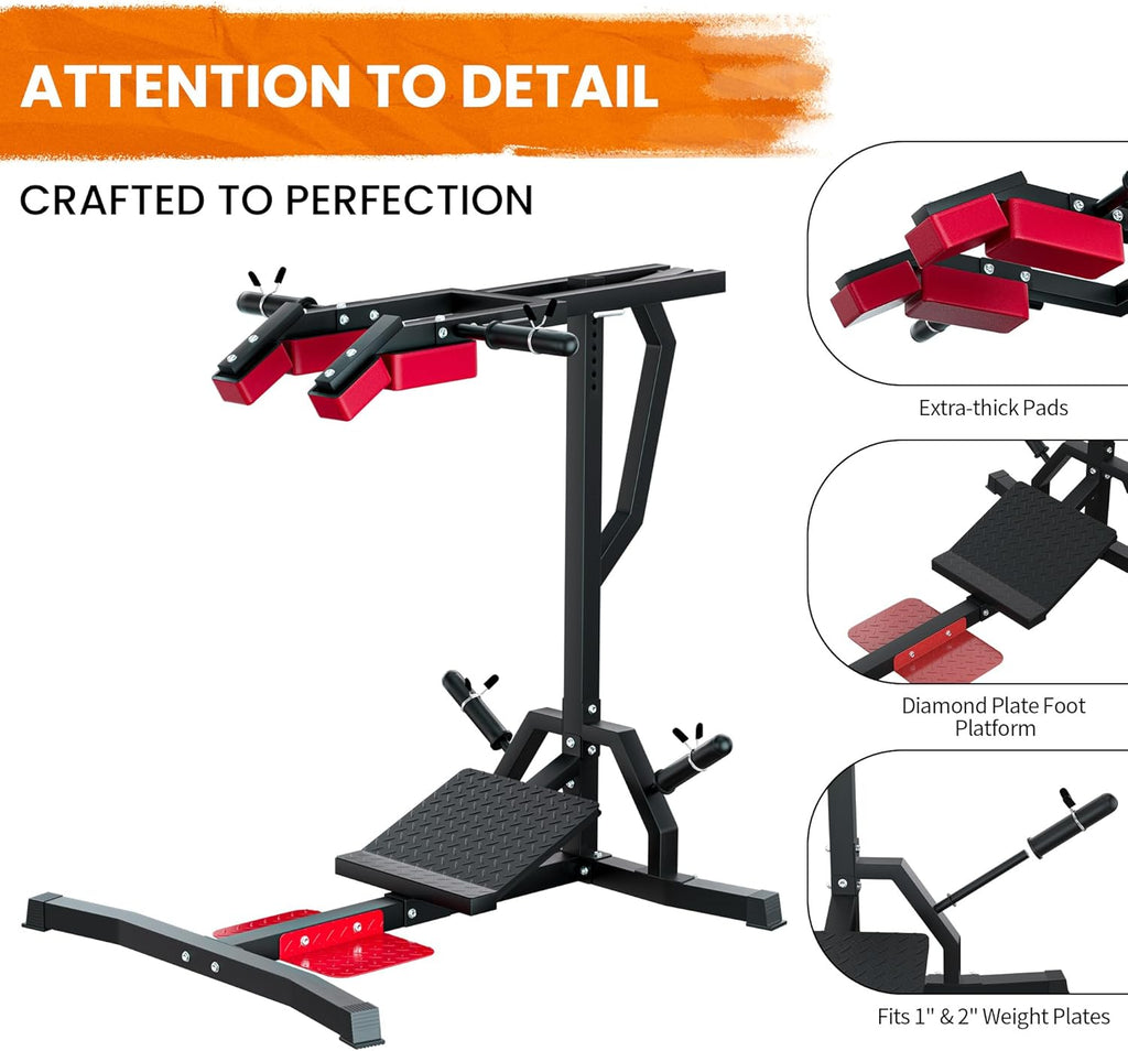 Leverage Squat Calf Raise Machine W445