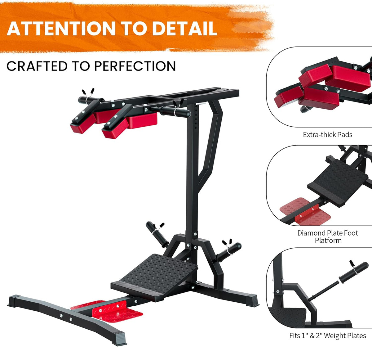 Leverage Squat Calf Raise Machine W445