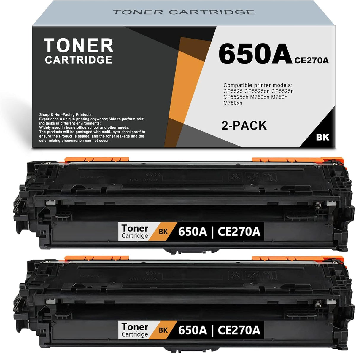 2 Pack Black Remanufactured Toner Cartridge B330621