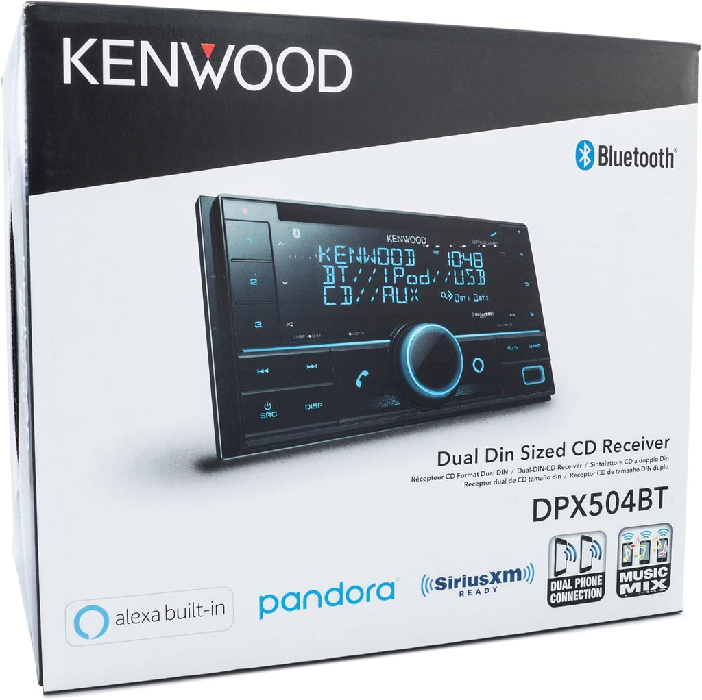 Double DIN CD Receiver with Bluetooth D4641