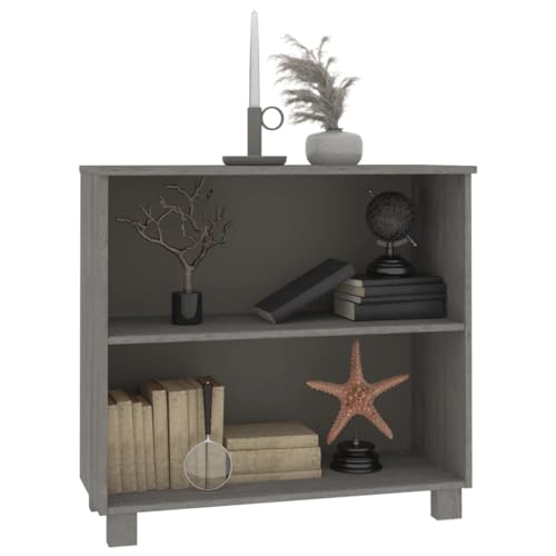 Light Gray Solid Wood Pine Sideboard E8363
