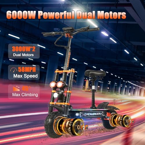 6000W Dual Motor Electric Scooter B151772