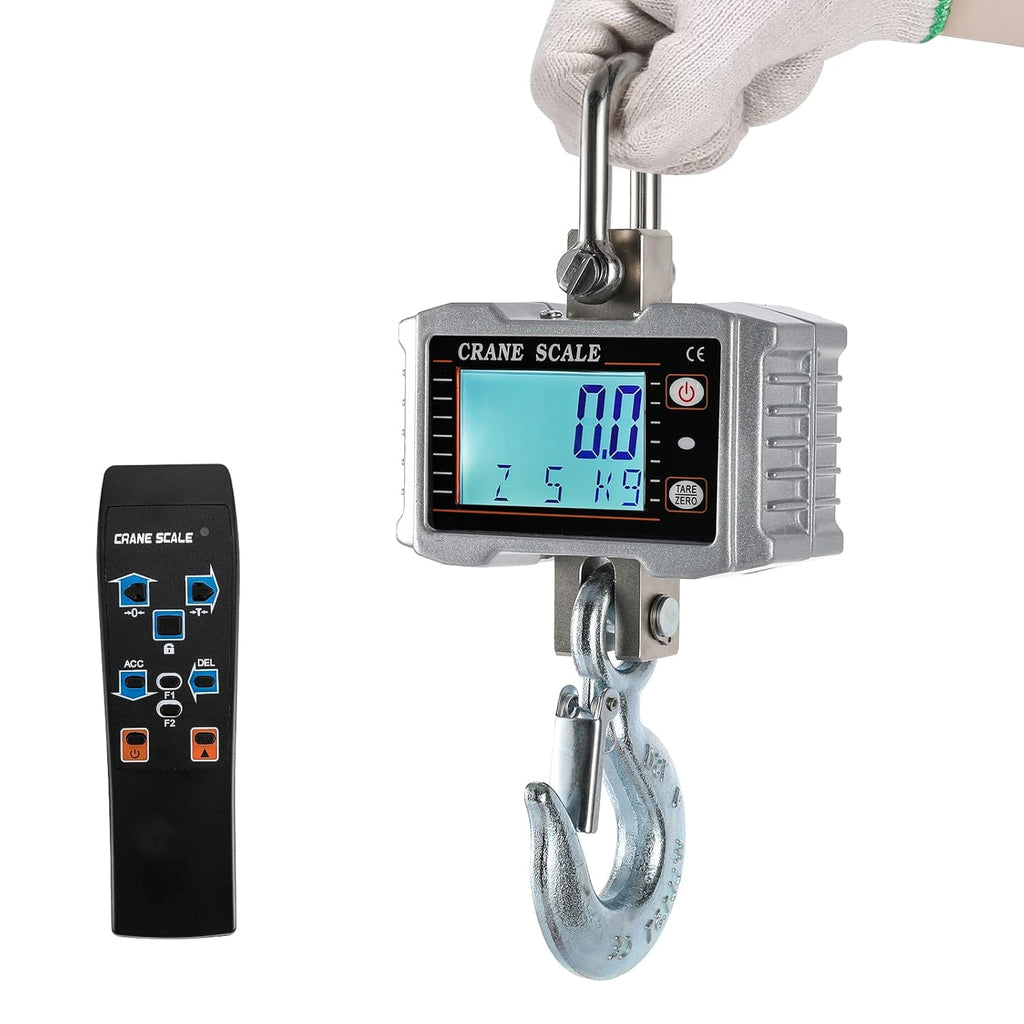 Digital Crane Scale 2000lb Hanging Scale with Remote Control O72202