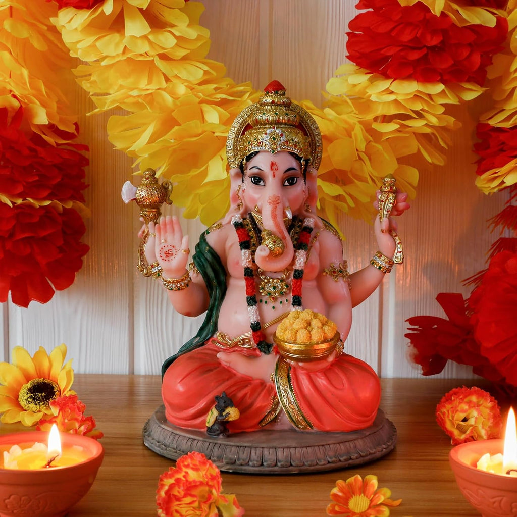8.4" H Ganesha Statue L7128
