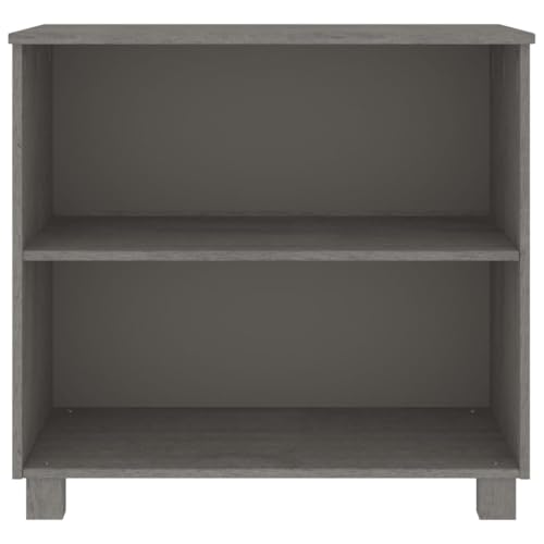 Light Gray Solid Wood Pine Sideboard E8363