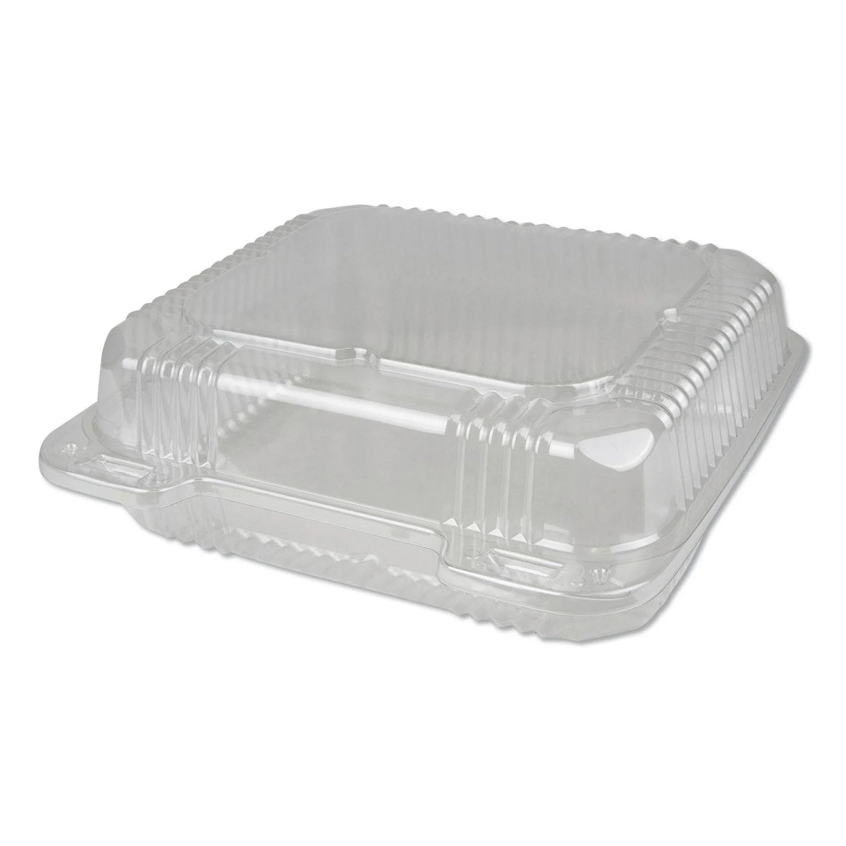 Clear Plastic Hinged Containers 8 x 8 50 oz M8808