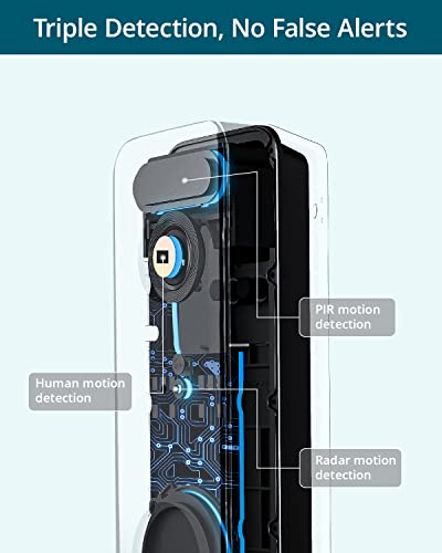 5MP Wireless Video Doorbell with Homebase O142