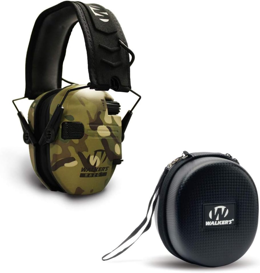 Electronic Shooting Hearing Protection Muff with Case C864832