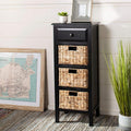 Distressed White Side Table Y83869