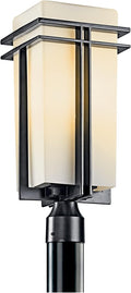 1 Light Black Outdoor Post Light C4609