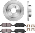 292 mm 5 Lug Brake Disc Rotors + Ceramic Brake Pads + Hardware F832607