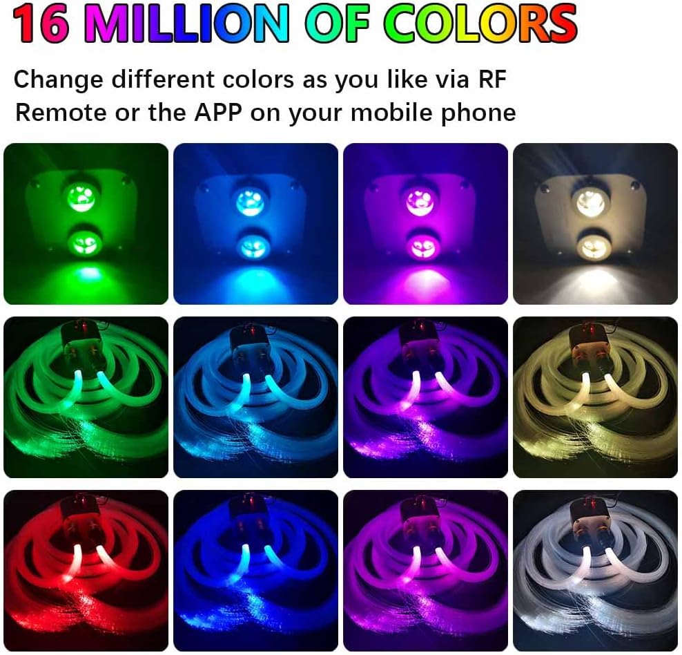 20W RGBW LED Starlight Headliner Light Kit with APP Remote V53354