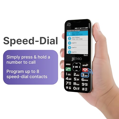 4G Unlocked Senior Cell Phone with Charging Dock Z30354