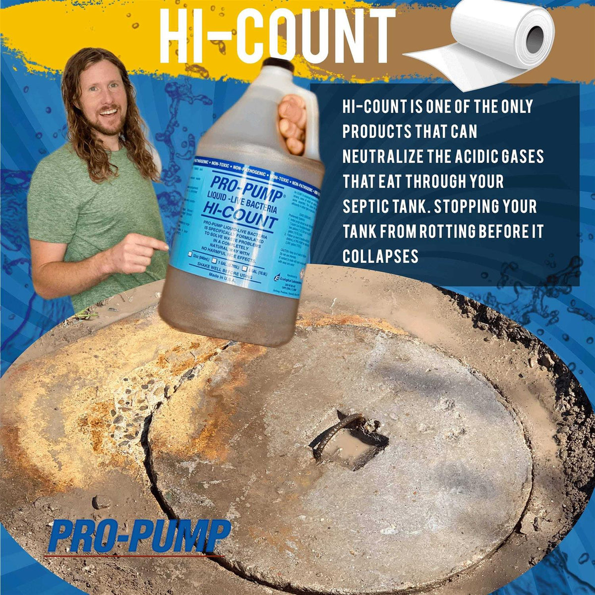 Septic Tank Treatment Liquid Live Bacteria X40421