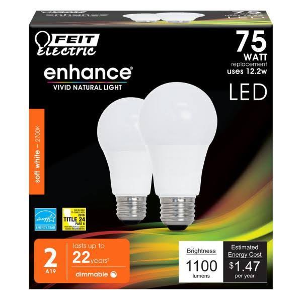 75-Watt Equivalent A19 Dimmable LED Light Bulb L2021