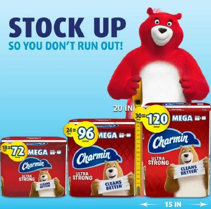 24 Mega Roll Ultra Strong Toilet Paper O3445