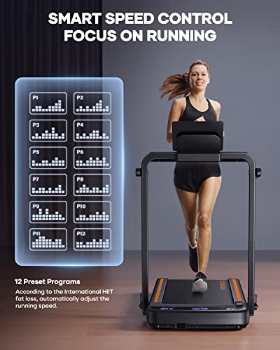 3.0HP Foldable Compact Treadmill with Dual LED Touch Screens N12438