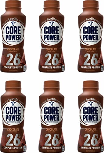 Chocolate Protein Shake, 14 fl oz, 26 gm, Pack of 6 Bottles P262803