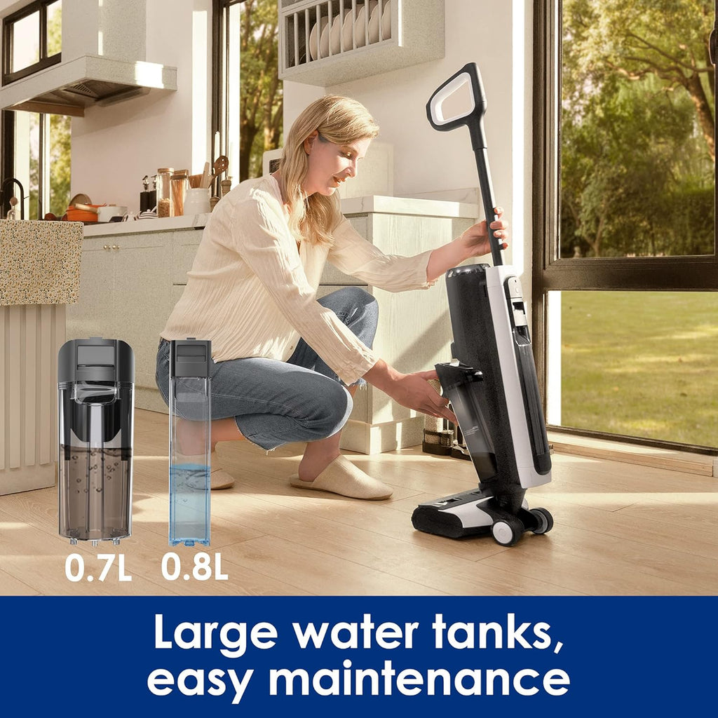 Smart Cordless Wet Dry Vacuum Cleaner and Mop, Black R1253