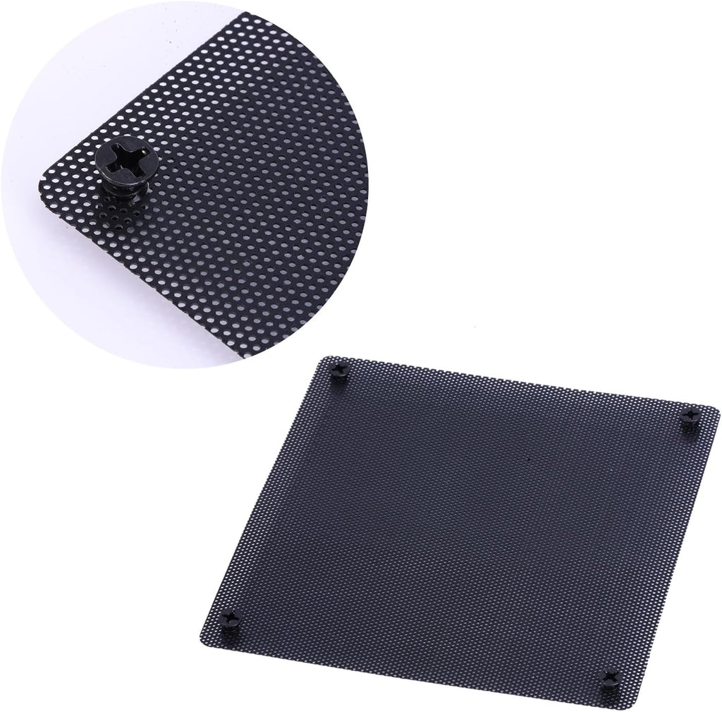 120 mm Black PVC Computer Fan Dust Filter 10 Packs L557