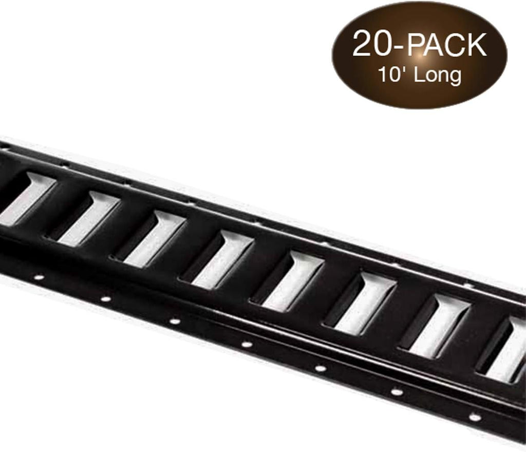 10-ft Powder-Coated Steel E Track Tie-Down Rail, Pack of 10 K60915