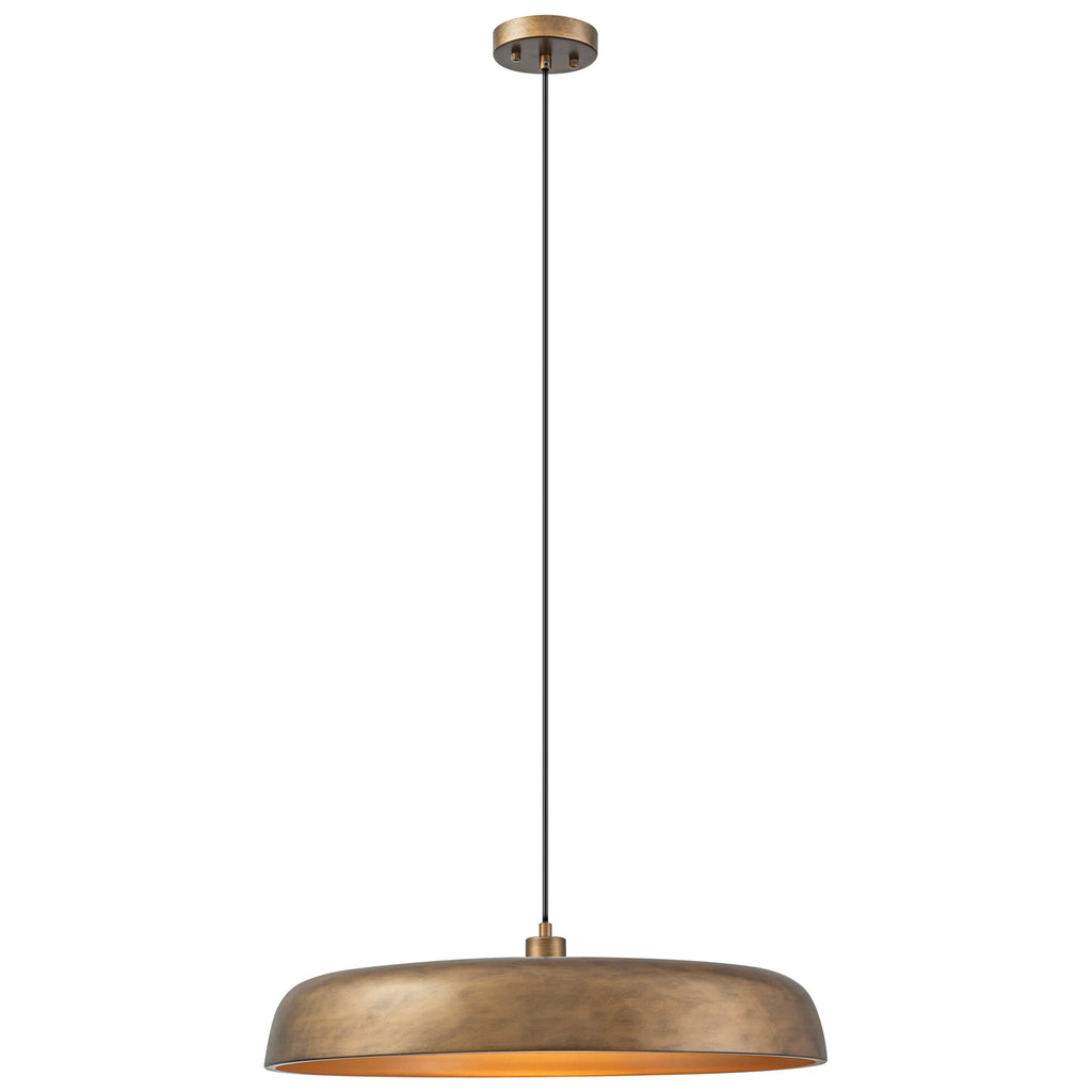 1-Light Dimmable Dome Mid-Century Modern Pendant V987