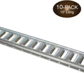 10-ft Powder-Coated Steel E Track Tie-Down Rail, Pack of 10 K60915