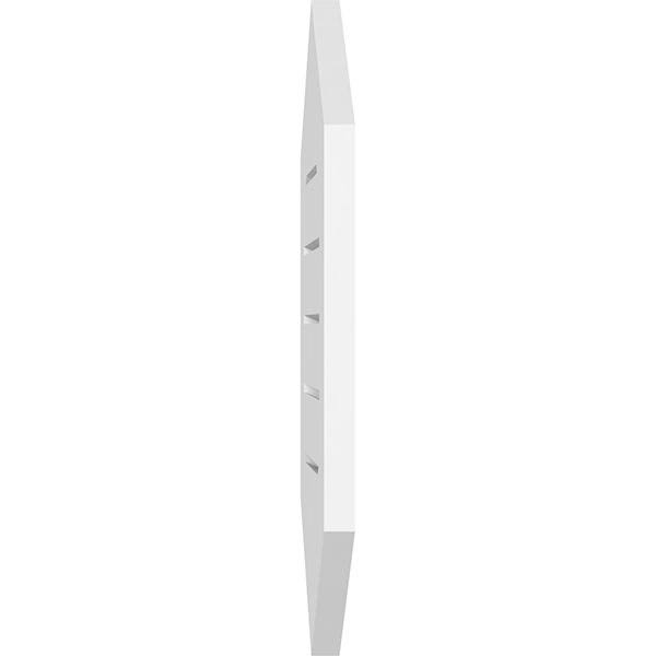 Vertical Peaked Surface Mount PVC Gable Vent H506