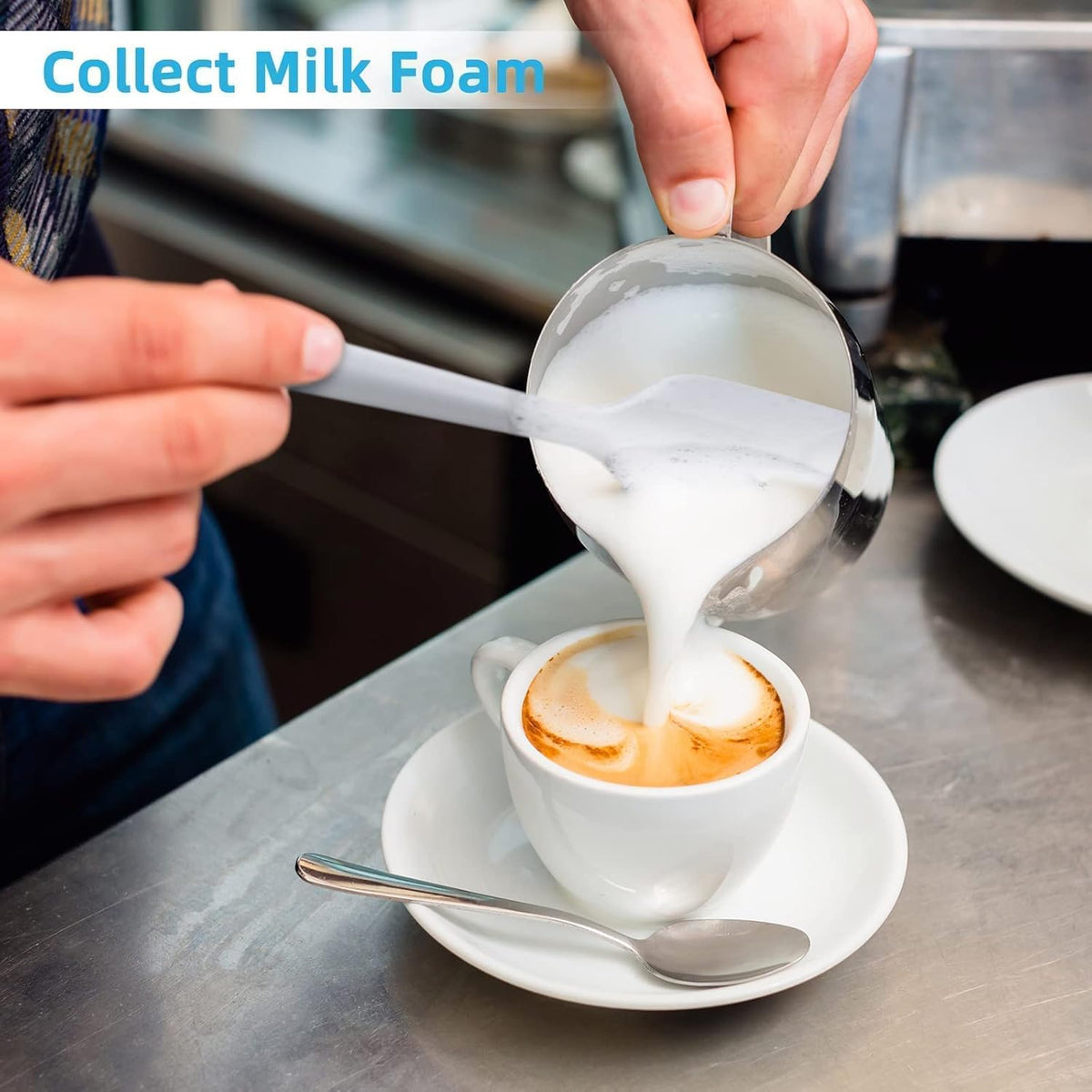 Electric Milk Frother Stainless Steel J8732