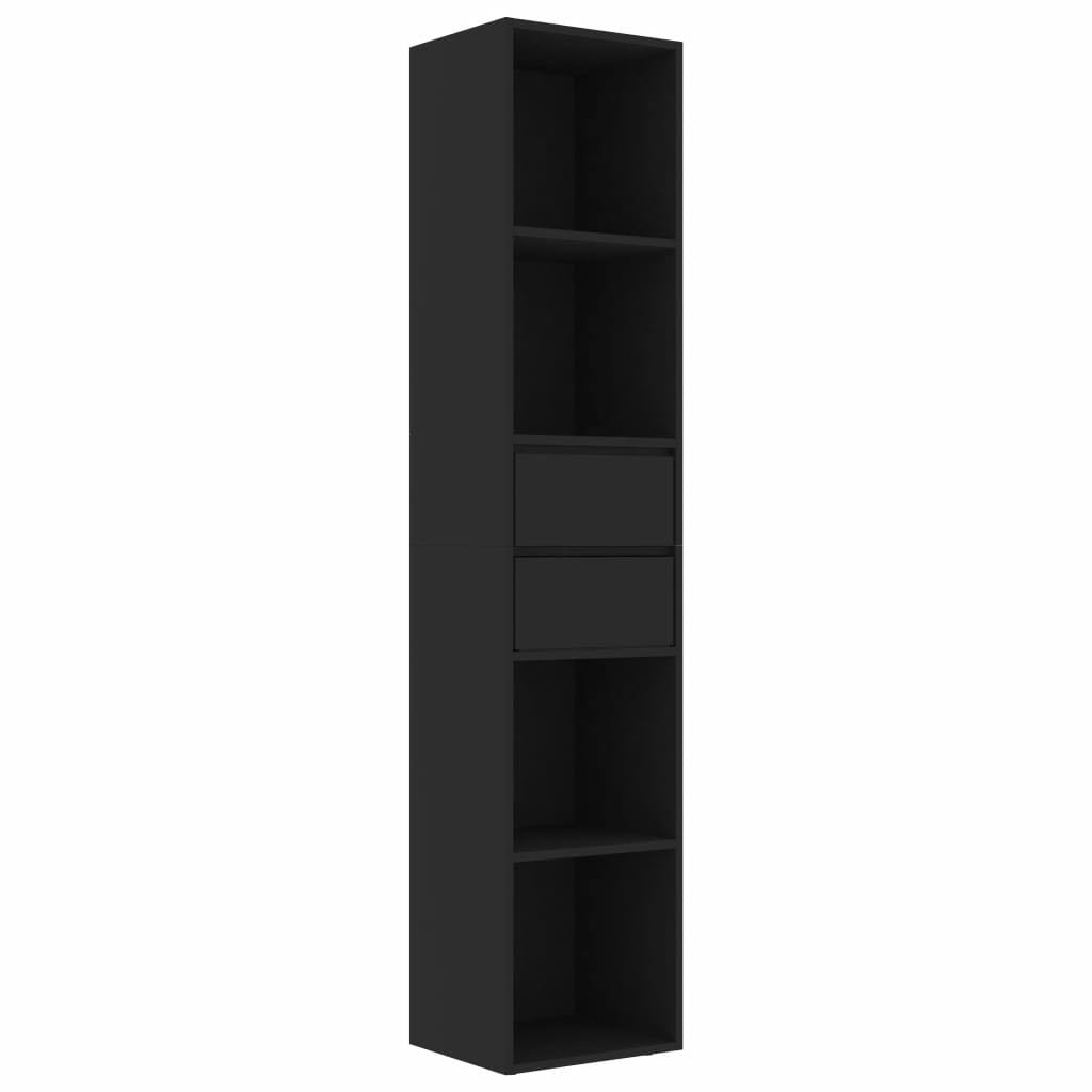 White and Sonoma Oak Chipboard Book Cabinet V59089