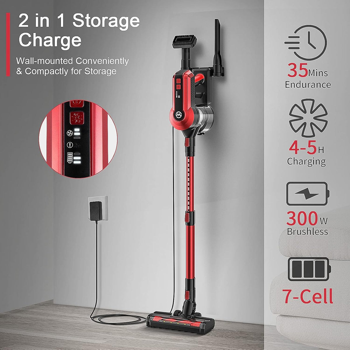 Cordless 8-in-1 Stick Vacuum Cleaner Z647943