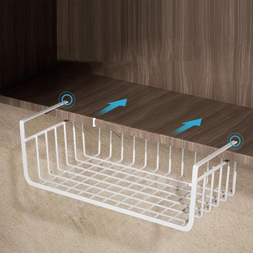 Large Black Under Shelf Wire Basket K311095