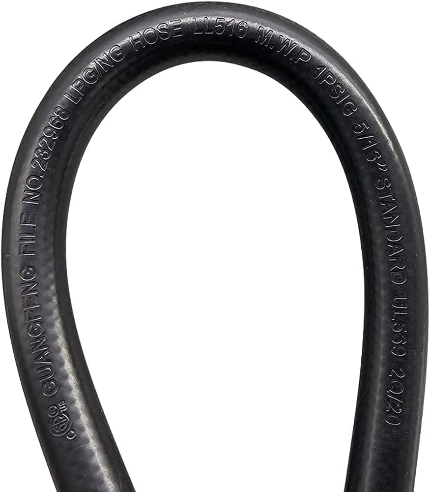 Universal Grill Regulator Hose with Threaded Regulator P589